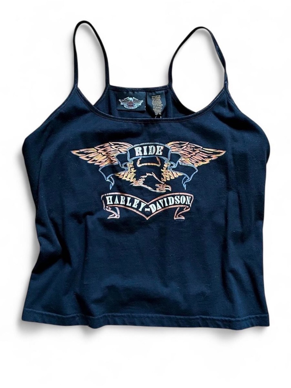 Harley-Davidson Women's Black Ride Graphic Tank Top